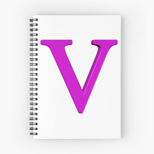 Item preview, The Letter V Dimensional Magenta 5748 designed and sold by Art in My Loft.