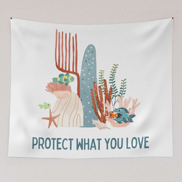 Item preview, Save the ocean protect what you love designed and sold by huape.