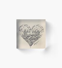 2 ships Acrylic Block