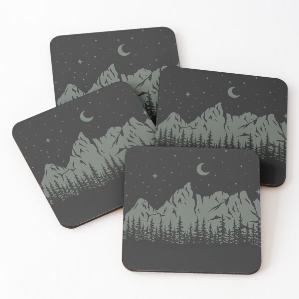 Item preview, Nighttime Hike (Green) designed and sold by Sarah Lumley.