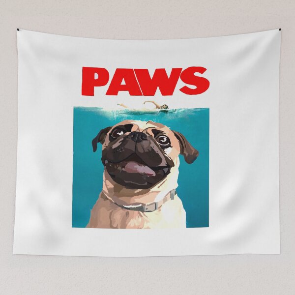 Item preview, Paws pug 2 designed and sold by DolphinsDoodle.