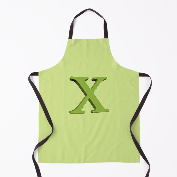 Item preview, The Letter X Dimensional Green on Light Green 5748 designed and sold by Art in My Loft.