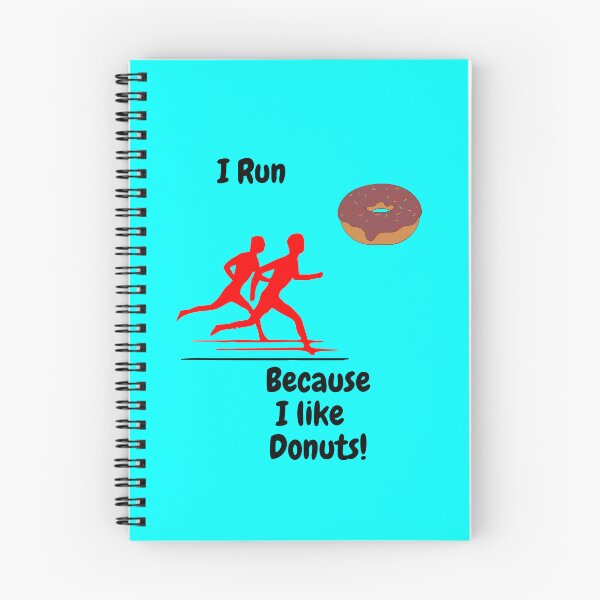 Item preview, I run because I like donuts Donut Party Time Donuts Forever  designed and sold by Echo Aesthetics.