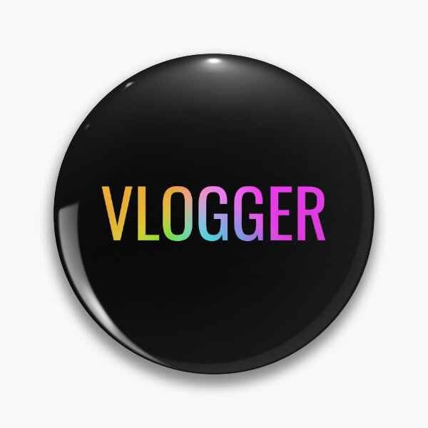 Item preview, Vlogger | Happy Face | Black Rainbow designed and sold by HappyFaceCo.