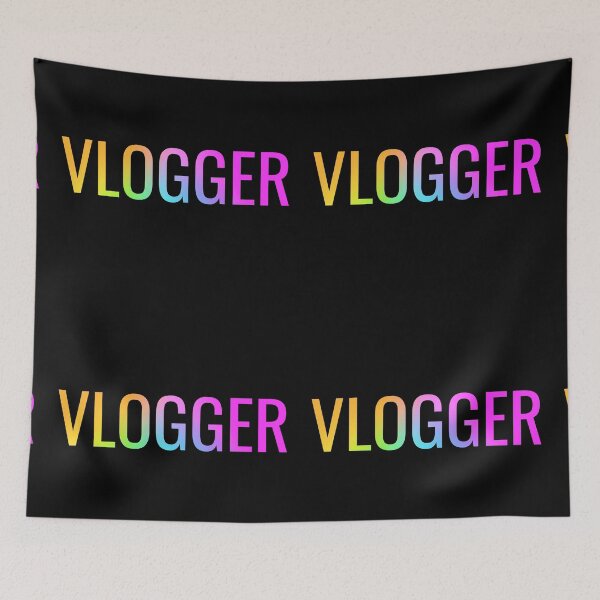 Item preview, Vlogger | Happy Face | Black Rainbow designed and sold by HappyFaceCo.