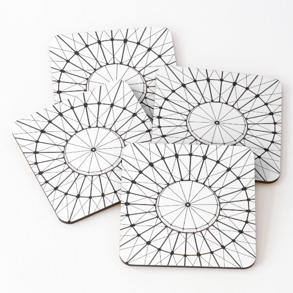 Item preview, PATTERN DESIGN STUDY #47 – Circular Support Grid designed and sold by DEL-Productions.