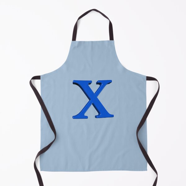 Item preview, The Letter X Dimensional Blue on Light Blue 5748 designed and sold by Art in My Loft.