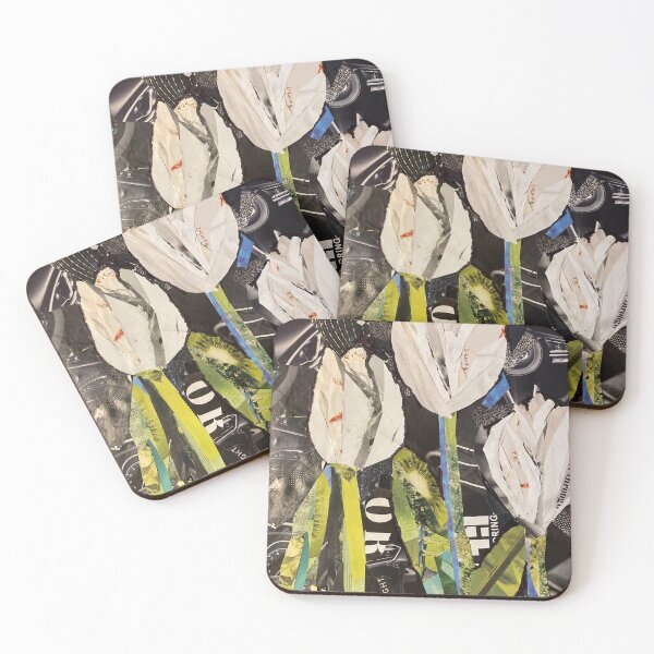 Item preview, White tulips designed and sold by junebugamch.