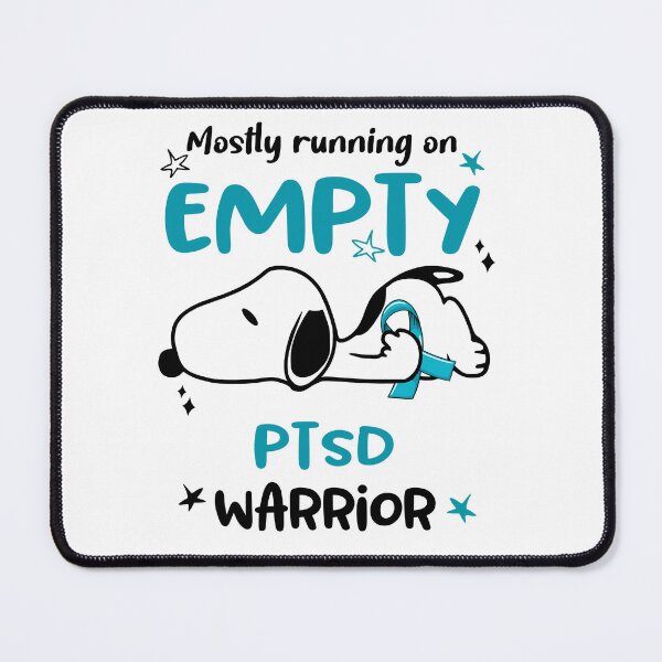 Item preview, Mostly Running on Empty PTSD Warrior designed and sold by Wlsnpeggy.