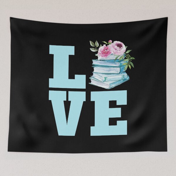 Item preview, Cute Book Lover Watercolor Floral Reading Book Worm Gift designed and sold by MintedFresh.