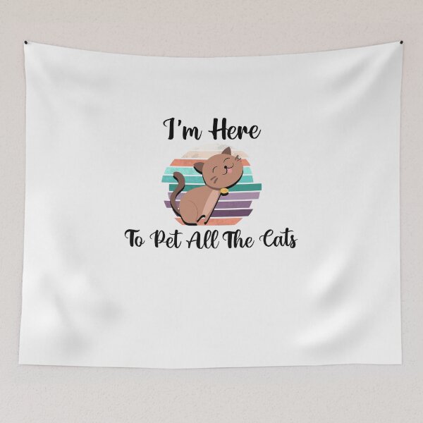 Item preview, Funny Cut cat Mom lovers, i'm here to pet all the cats designed and sold by yssnyd.