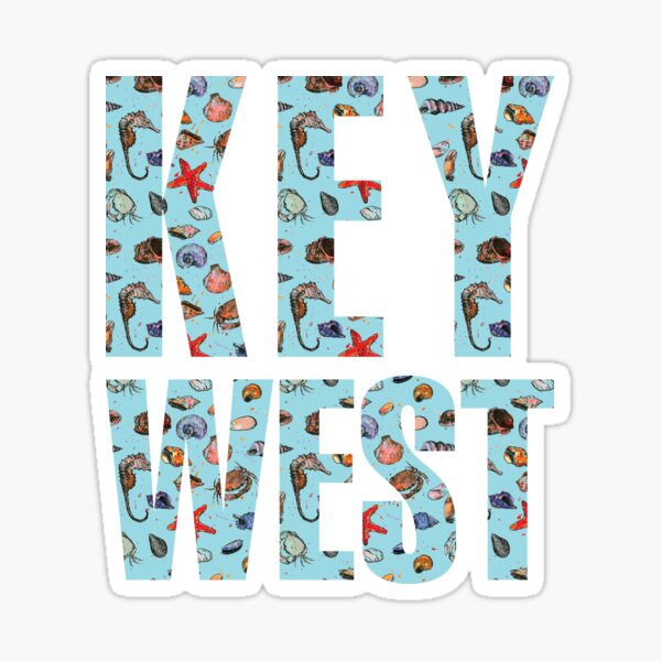 Item preview, Key West Florida Sealife Design designed and sold by Futurebeachbum.
