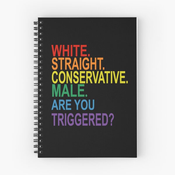 Item preview, white straight conservative male are you triggered  designed and sold by SheIsAQueen.