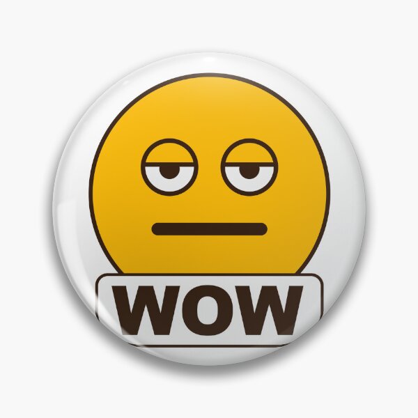 Item preview, Neutral Face WOW Funny Sticker designed and sold by UssefDesigns.