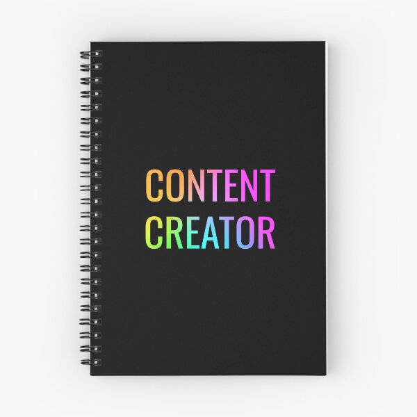 Item preview, Content Creator | Happy Face | Rainbow Black  designed and sold by HappyFaceCo.