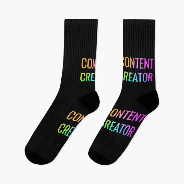 Item preview, Content Creator | Happy Face | Rainbow Black  designed and sold by HappyFaceCo.