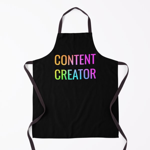 Item preview, Content Creator | Happy Face | Rainbow Black designed and sold by HappyFaceCo.