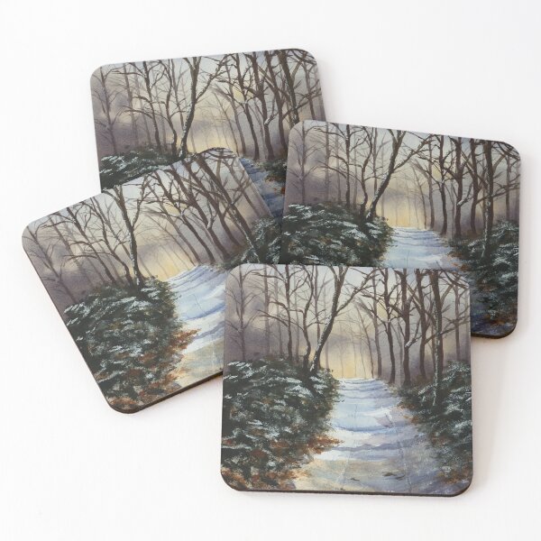 Item preview, Snowy path - watercolour painting - James Sheppard (proceeds to charity) designed and sold by james-sheppard.