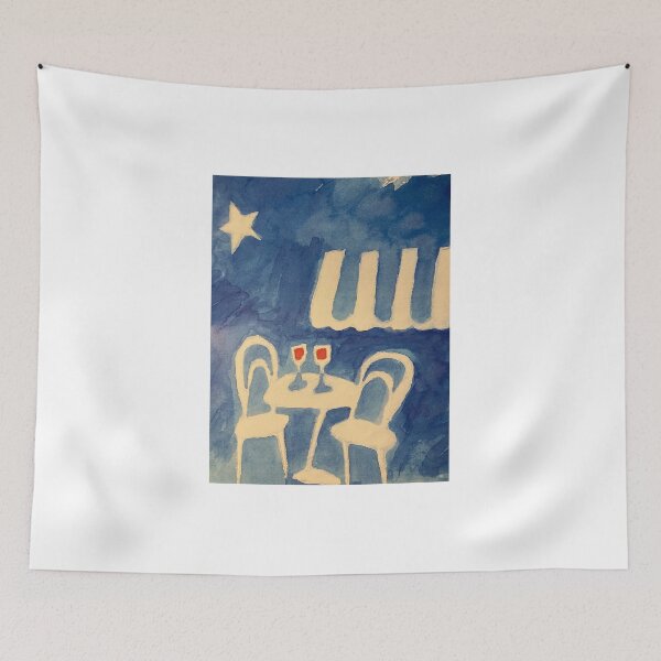 Item preview, Red wine cafe at night designed and sold by junebugamch.