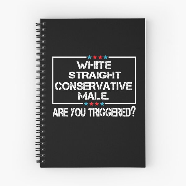 Item preview, white straight conservative male are you triggered  designed and sold by SheIsAQueen.