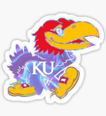 Kansas University Psychadellic Sticker