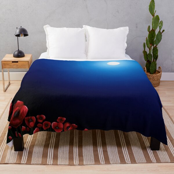 Item preview, Red Poppies in the Moonlight designed and sold by artelu-cr.