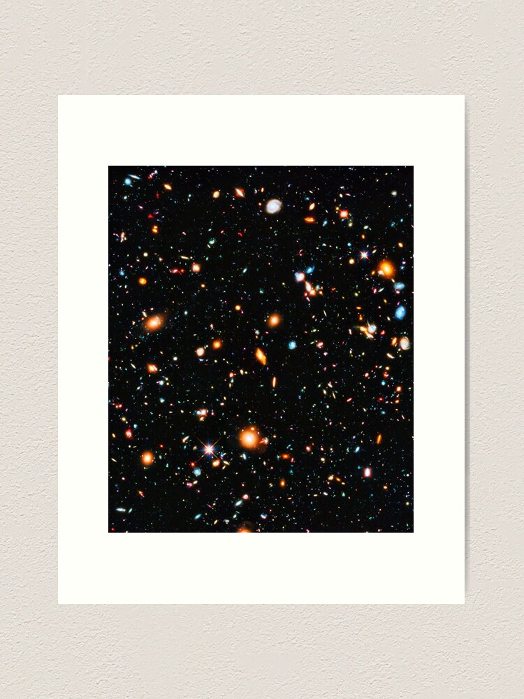Alternate view of Hubble Extreme Deep Field Art Print