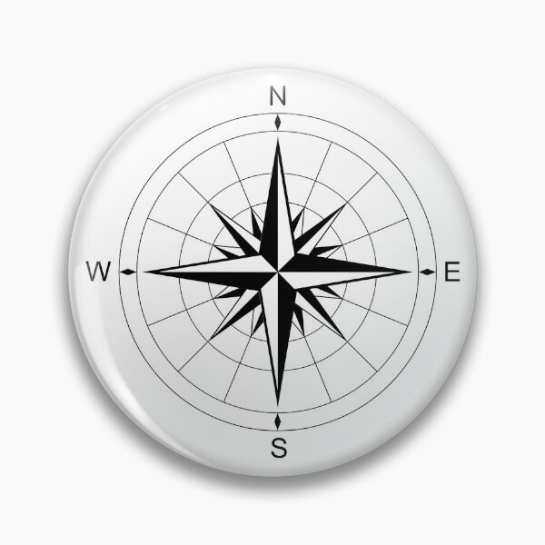 Item preview, Compass rose drawing designed and sold by LeoLabs.