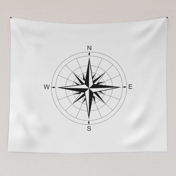 Item preview, Compass rose drawing designed and sold by LeoLabs.