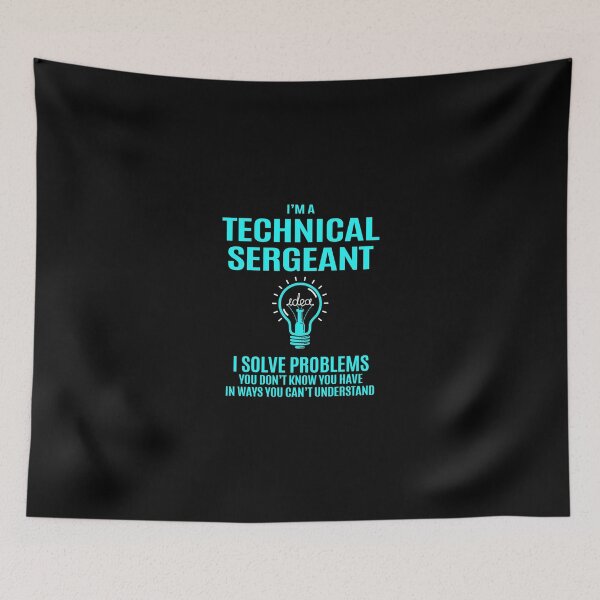 Item preview, Technical Sergeant T Shirt - I Solve Problems Gift Item Tee designed and sold by watkinsmat.