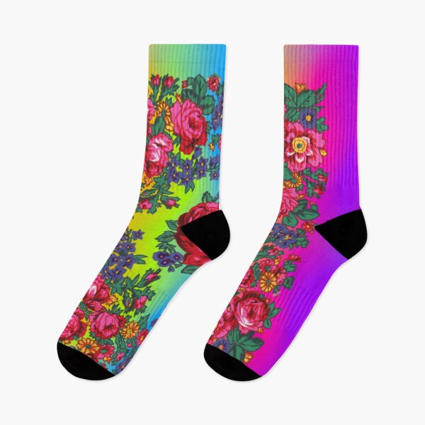 Artikelvorschau, Neon-Regenbogen-Farbverlauf / rosafarbene Teerose, einheimischer Blumendruck entworfen und verkauft von JMWCD.