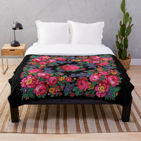 Aperçu de l'œuvre Imprimé Floral Native Rose Thé Noir / Rose créée et vendue par JMWCD.