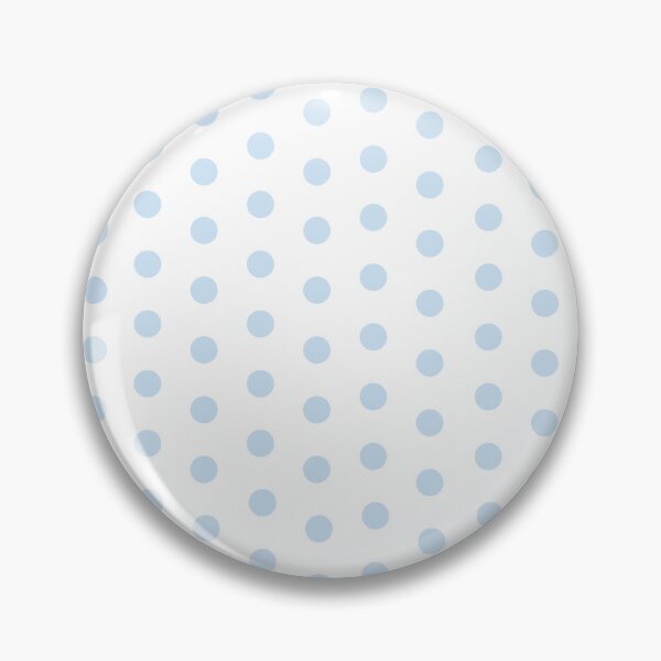 Item preview, White and Muted Blue Polka Dots designed and sold by BeJolley.