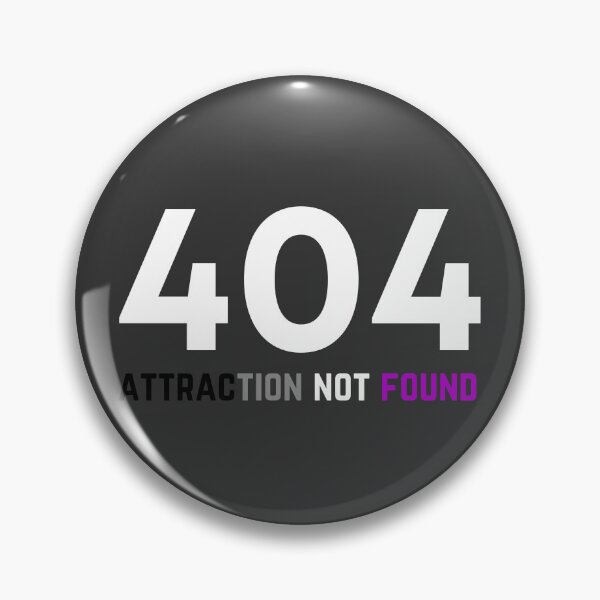 Item preview, 404 Ace Attraction Not Found. Asexual Pride designed and sold by Subtle Pride Shop.