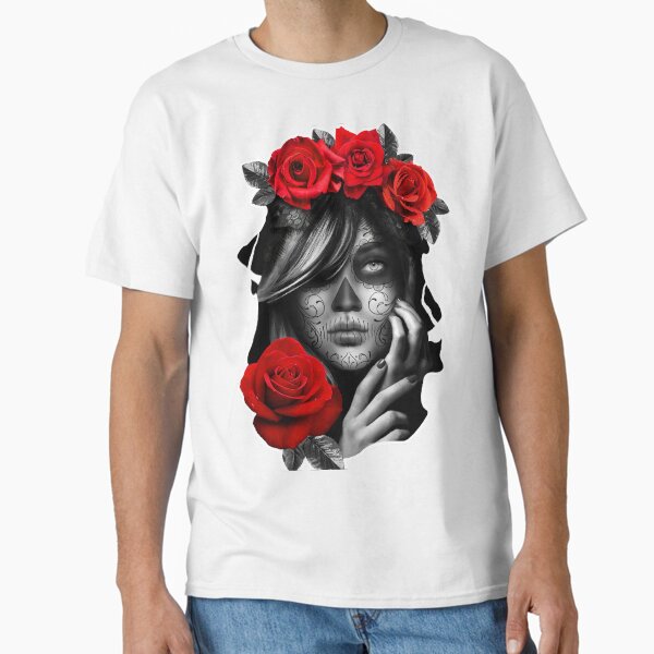 Item preview, Day Of The Dead Woman designed and sold by CharliFaure.