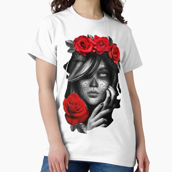 Item preview, Day Of The Dead Woman designed and sold by CharliFaure.