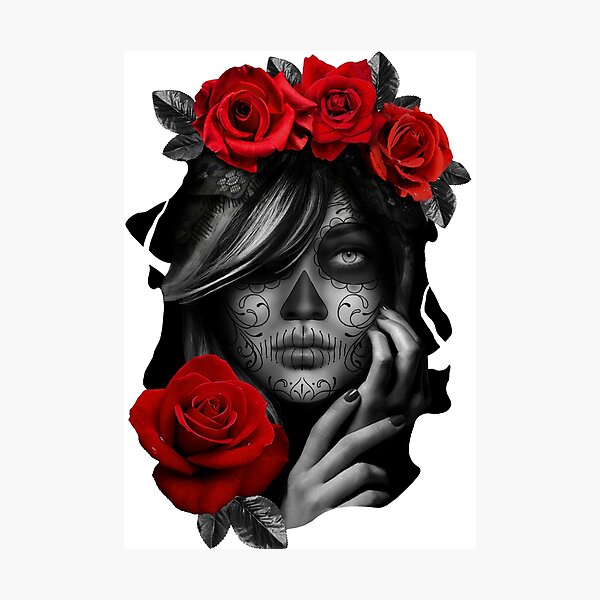 Day Of The Dead Woman Photographic Print