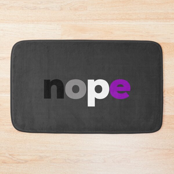 Item preview, Nope. Asexual Pride. Do It? Nope. Asexual Pride designed and sold by Subtle Pride Shop.