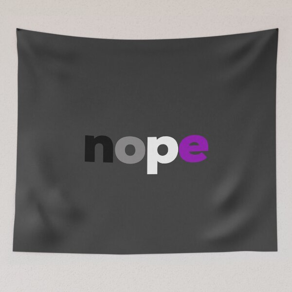 Item preview, No. Orgullo asexual. ¿Lo haces? No. Orgullo asexual designed and sold by Subtle Pride Shop.