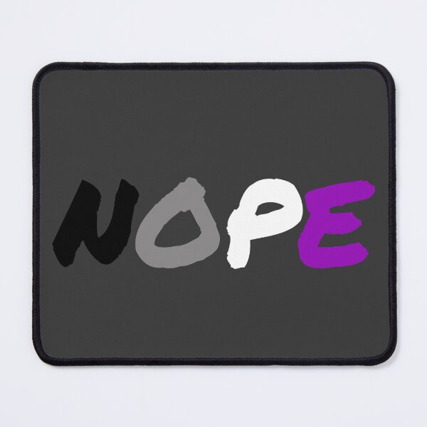 Item preview, Nope. Asexual Pride. Do It? Nope. Asexual Pride designed and sold by Subtle Pride Shop.