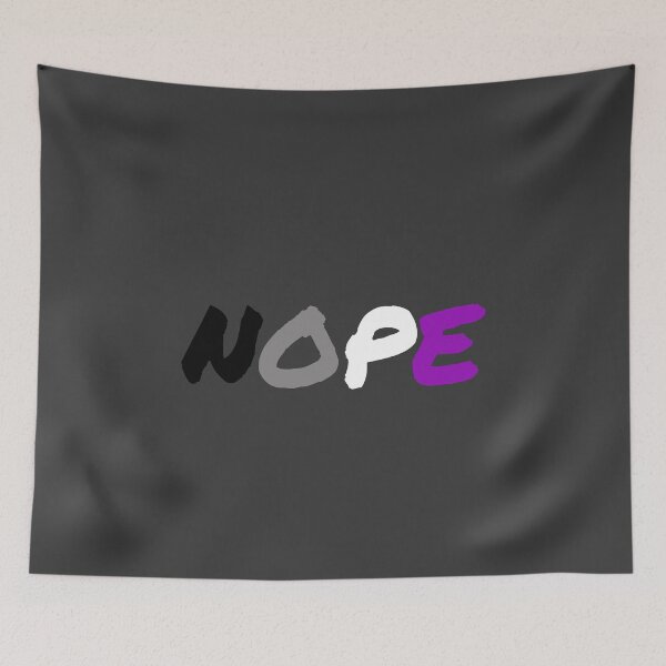 Item preview, Nope. Asexual Pride. Do It? Nope. Asexual Pride designed and sold by Subtle Pride Shop.