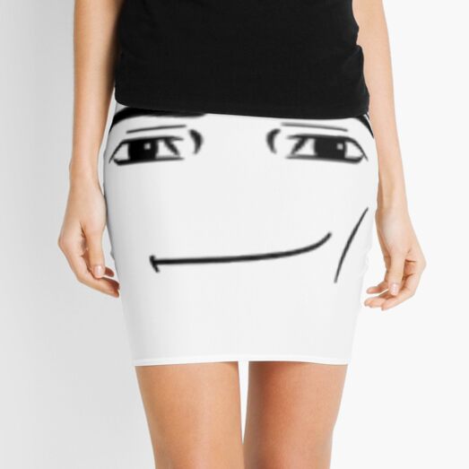 The man face Mini Skirt for Sale by JustACrustSock