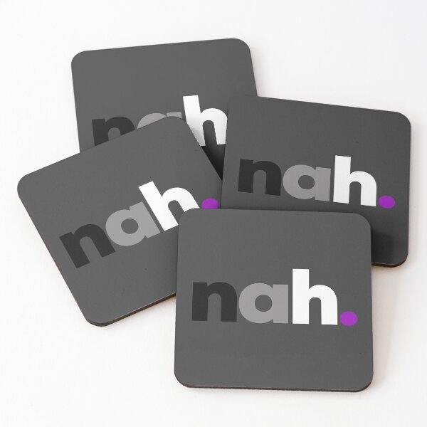 Item preview, Nah. Asexual Pride designed and sold by Subtle Pride Shop.