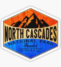 NORTH CASCADES NATIONAL PARK WASHINGTON MOUNT BAKER HIKING CAMPING CLIMBING Sticker