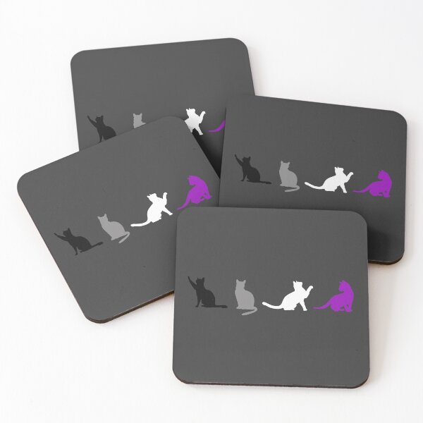 Item preview, Ace Pride Cats. Asexual Pride designed and sold by Subtle Pride Shop.