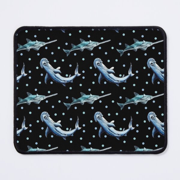 Item preview, Polka Dot Smalltooth Sawfish and Bonnethead shark designed and sold by Bridget Vincent.