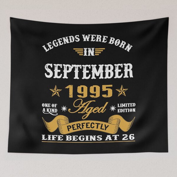 Item preview, Funny Gifts Vintage September 1995 26th Birthday Gift Vintage Photograp designed and sold by Mariekathyoe.