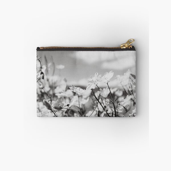 Item preview, Vintage Black and White Meadow Flowers designed and sold by katiamelnik.