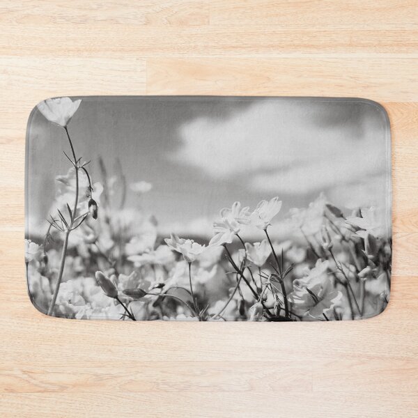 Item preview, Vintage Black and White Meadow Flowers designed and sold by katiamelnik.