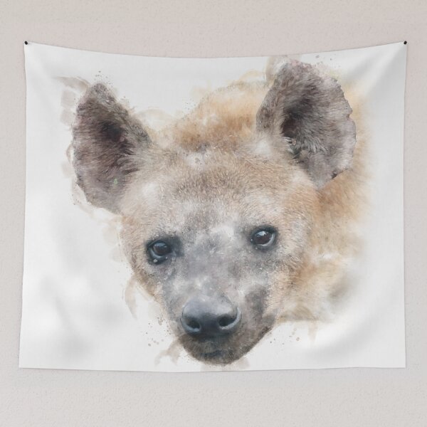 Item preview, Hyena Watercolour Artwork  designed and sold by Typeglyphs.